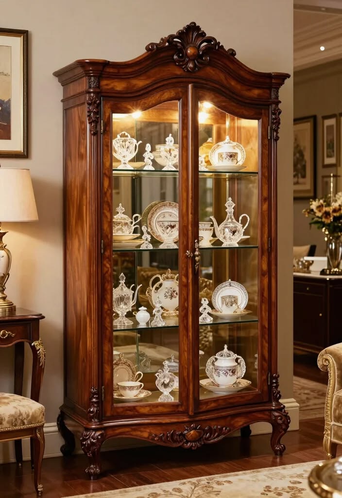 Wooden Display Cabinet